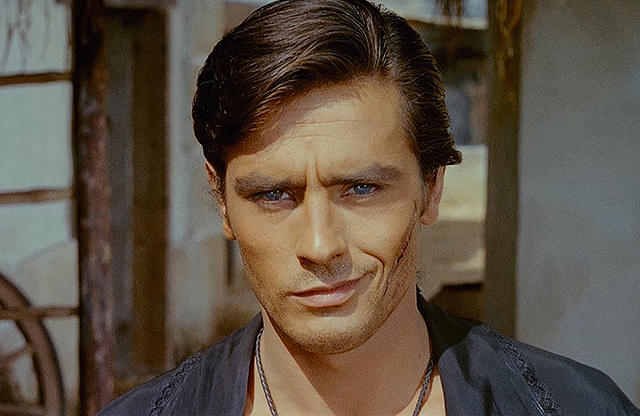 アラン・ドロンの「黒いチューリップ」の画像