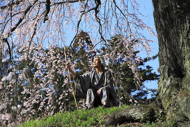 田中泯の「ほかいびと 伊那の井月」の画像