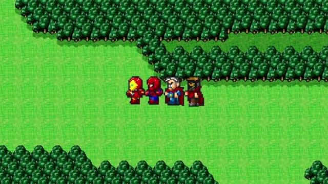 8ビットゲーム風日本オリジナル映像