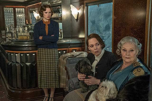 ジュディ・デンチの「オリエント急行殺人事件」の画像