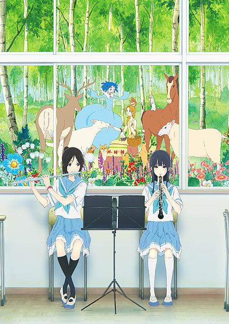 【非売品】リズと青い鳥 リバーシブルB2ポスター 裏面 みぞれ 希美 鎧塚みぞれ＆傘木希美 リズと青い鳥 入場者特典 描き下ろしイラスト