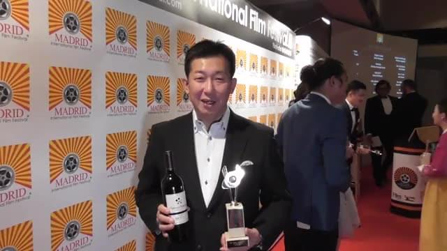 柿崎ゆうじ監督マドリード国際映画祭受賞コメント映像