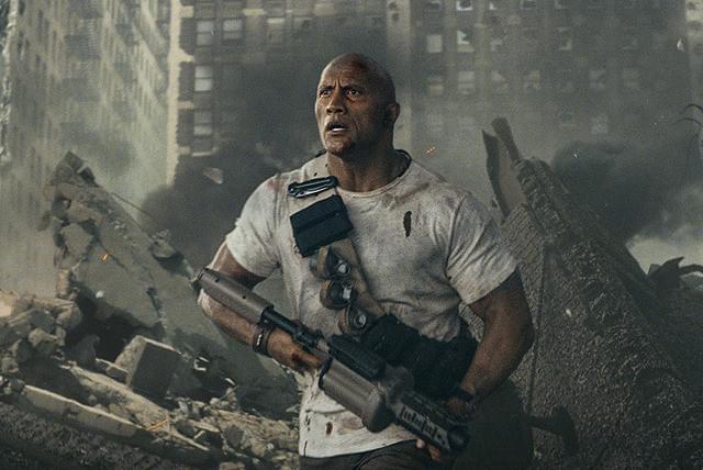 ドウェイン・ジョンソンの「ランペイジ 巨獣大乱闘」の画像