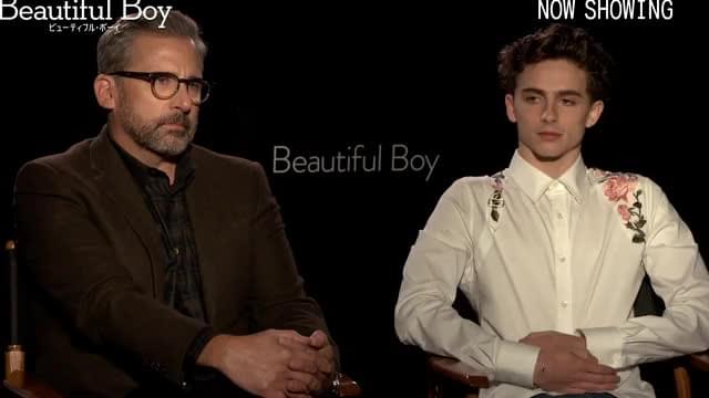 スティーブ・カレル＆ティモシー・シャラメ 2ショットインタビュー映像