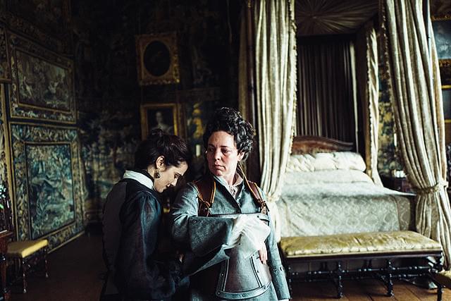 オリビア・コールマンの「女王陛下のお気に入り」の画像