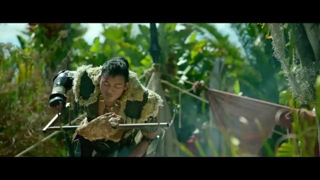 日本語吹き替え版本編映像（肉焼きシーン）