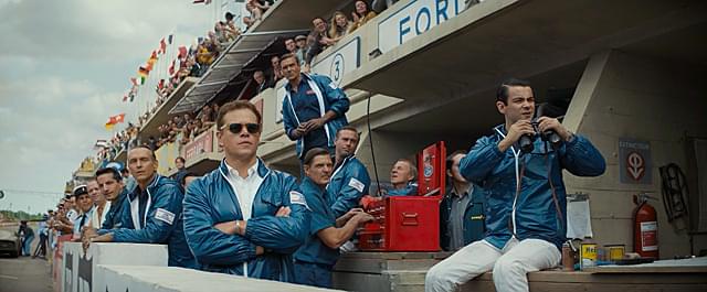 マット・デイモンの「フォードvsフェラーリ」の画像