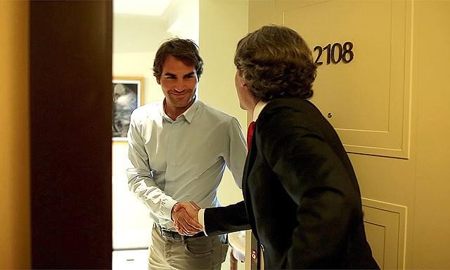 ロジャー・フェデラーの「カーライル ニューヨークが恋したホテル」の画像