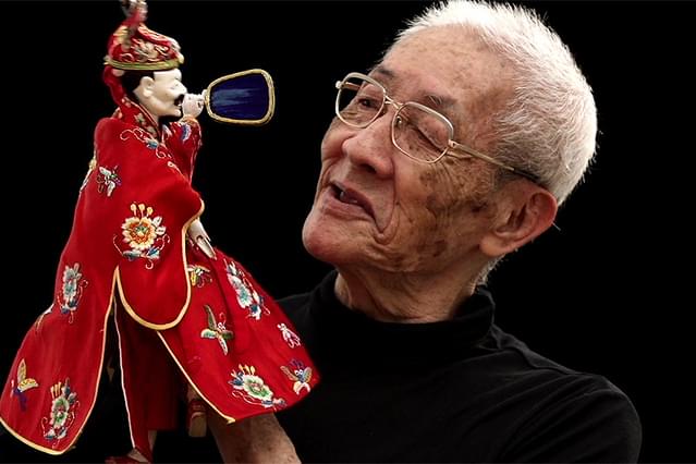 台湾、街かどの人形劇