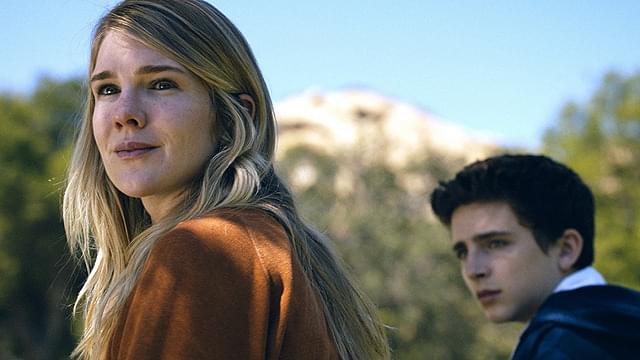 ティモシー・シャラメの「マイ・ビューティフル・デイズ」の画像