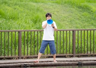 水上のフライト