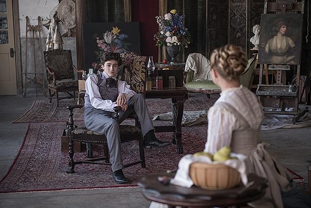 ティモシー・シャラメの「ストーリー・オブ・マイライフ わたしの若草物語」の画像