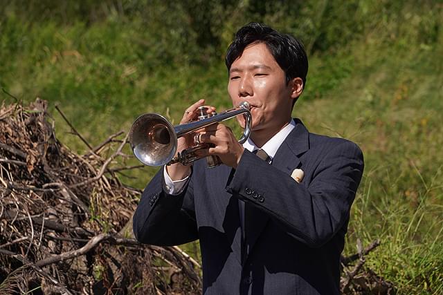 前原滉の「きまじめ楽隊のぼんやり戦争」の画像