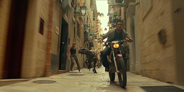 クリス・プラットの「ジュラシック・ワールド 新たなる支配者」の画像