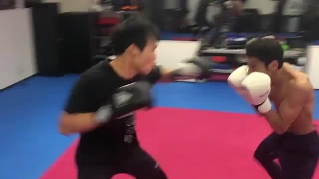 格闘シーンリハーサル映像