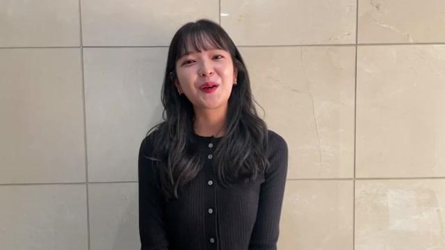 コメント映像：田中芽衣