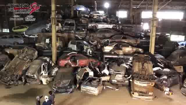 廃車場セット タイムラプス映像