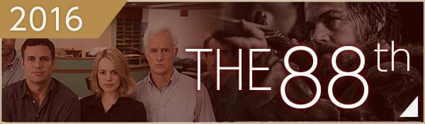 第88回アカデミー賞特集（2016年）