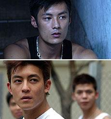 ショーン・ユー(上)とエディソン・チャン