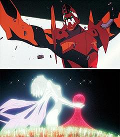 こちらも衝撃的な幕切れとなった劇場版 （上）第25話「Air」／（下）第26話「まごころを、君に」