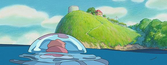 崖の上のポニョ　レイアウト Living Lines Library: 崖の上のポニョ / Ponyo (2008) - Layout Design