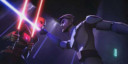 悪役アサジ・ヴェントレスはオビ＝ワンと対決