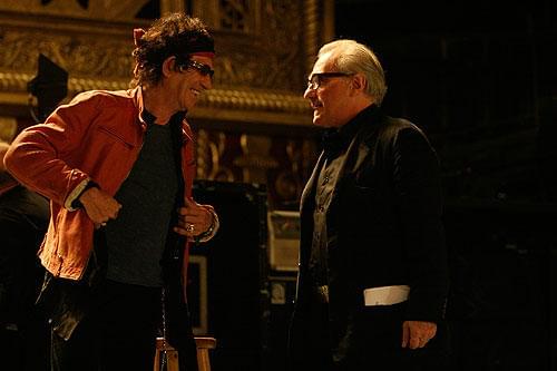 スコセッシ作品では「グッドフェローズ」が 好きだというキース・リチャーズ（左）