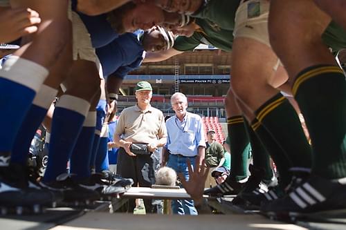 撮影中のイーストウッドと、撮影監督トム・スターン