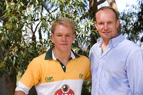 マット・デイモンとボクス主将のピナール