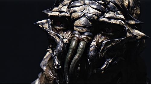 エビのアップ。あなたは凝視できるか?