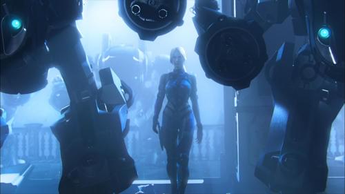 ニーナ・ウィリアムズはパワードスーツ部隊とともに登場