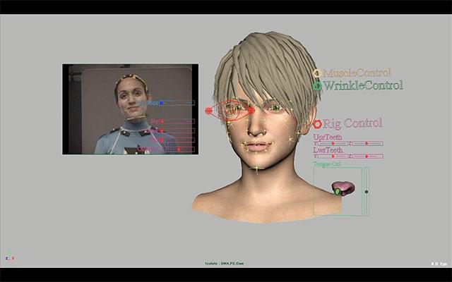 表情のキャプチャーによる精密な描写も話題