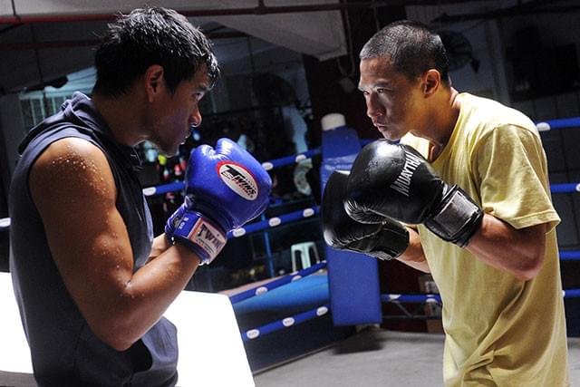 勝利を目指す2人の男たち