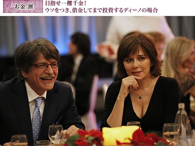 イタリア映画界を代表するひとり、ファブリッツィオ・ベンティボリオがディーノ役に