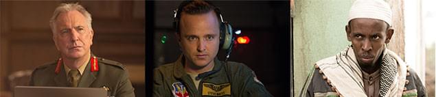 （左から）故アラン・リックマン、アーロン・ポール、バーカッド・アブディ