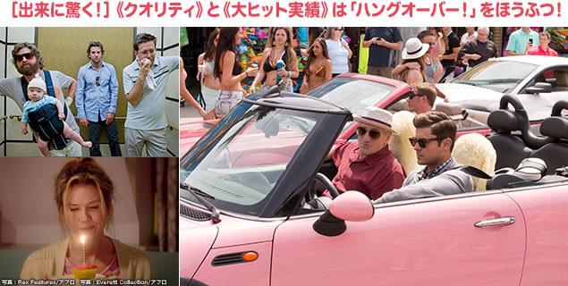 「ハングオーバー！」「ブリジット・ジョーンズの日記」に匹敵するクオリティに注目！