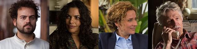 国際色豊かな実力派キャストによって、おかしさと温かみに満ちた物語が描かれる