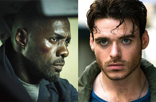 エルバ演じるCIAのブライアー（左）と、マッデン扮するスリのマイケル（右）