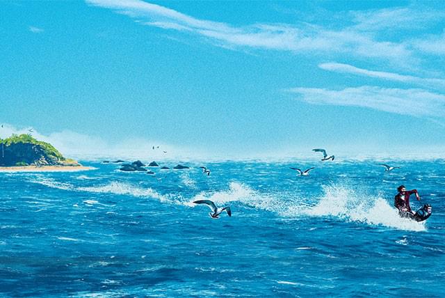 思いかげず出会った“十徳男”の力を借りて孤島を脱出──だけの映画じゃない！