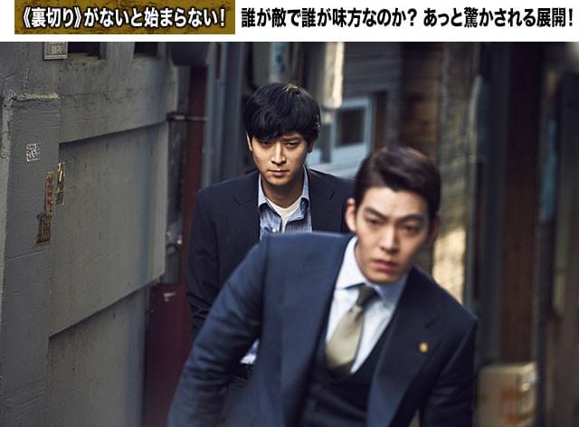 カン演じる捜査官は、キム扮するハッカーを内通者として取り込むが……信用できるか？