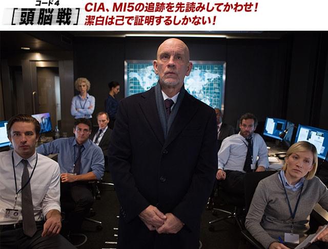 CIAヨーロッパ部門を率いるハンター（マルコビッチ）は、アリスに追っ手を差し向ける