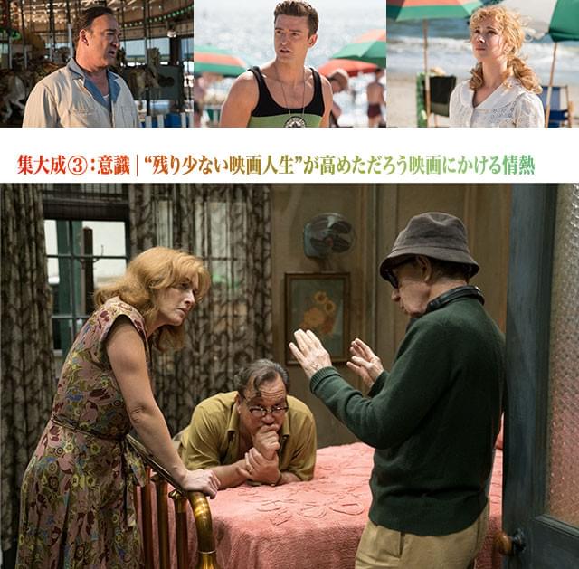 撮影中のひとコマ──アレン監督のこの勇姿も、あと何作品で見られるのか