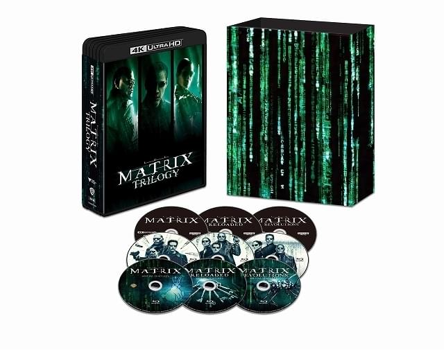 マトリックス トリロジー ＜4K ULTRA HD & デジタル・リマスター ブルーレイ＞（9枚組）／￥21,780（税込）／11月17日（水）発売