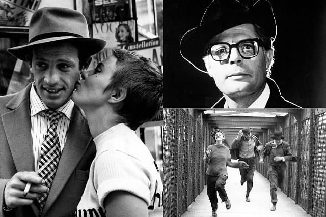 (左)「勝手にしやがれ」 (右上)「8 1/2」 (右下)「突然炎のごとく」