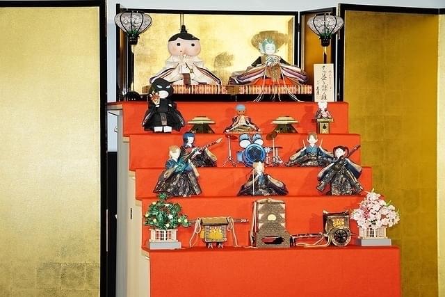 2024年2月20日のイベントで披露された「おしりたんてい」スペシャルひな壇