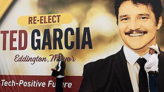 市長の壁面も。