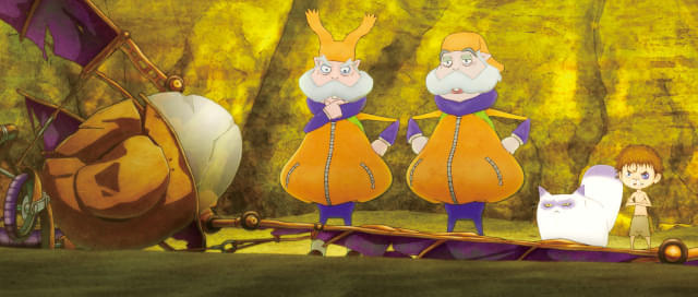 ルビッチを手助けする双子の発明家（声：山寺宏一）