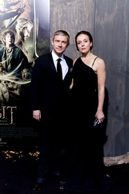 マーティン・フリーマンはパートナーのアマンダ・アビントンと