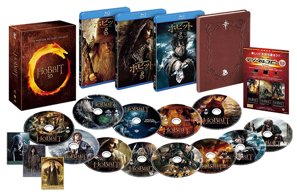 【完全数量限定生産】ホビット トリロジーBOX 3D&2D ブルーレイセット （12 枚組／デジタルコピー付）